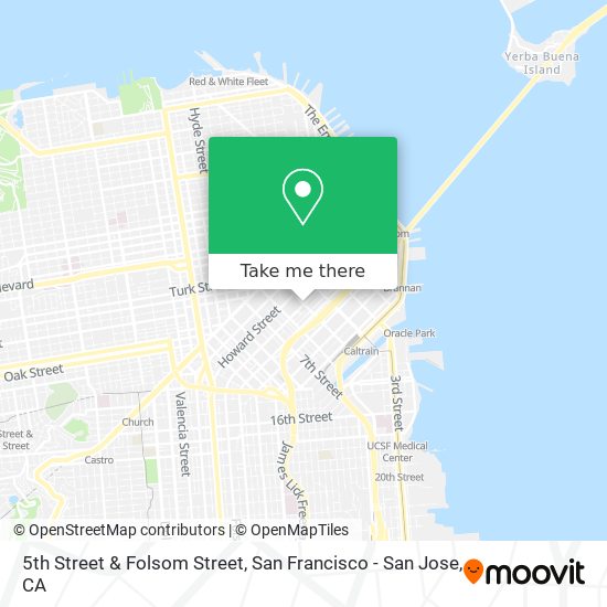 Mapa de 5th Street & Folsom Street