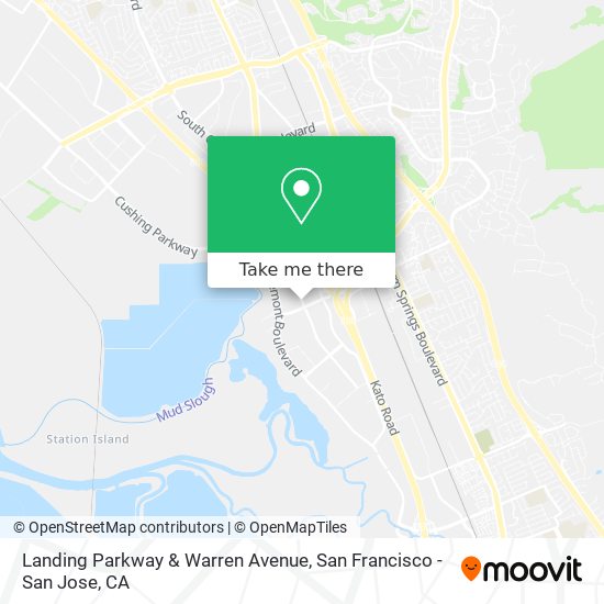 Mapa de Landing Parkway & Warren Avenue