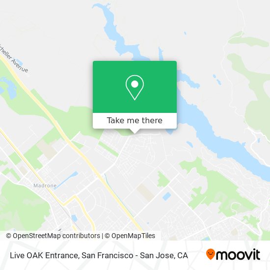 Live OAK Entrance map