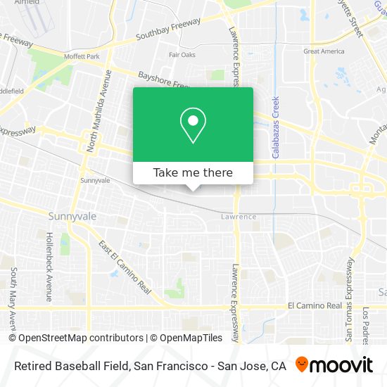 Retired Baseball Field map