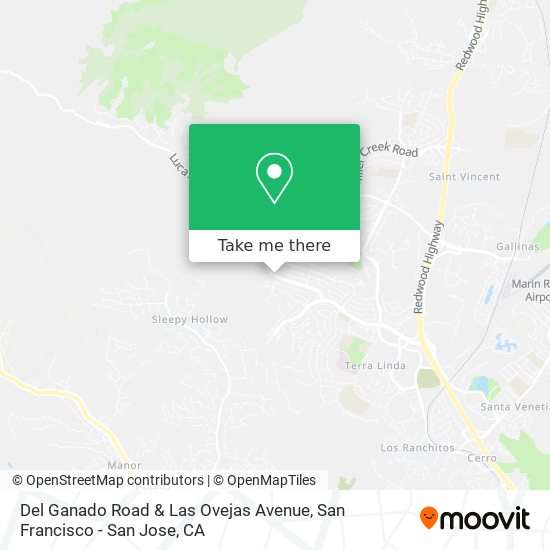 Mapa de Del Ganado Road & Las Ovejas Avenue