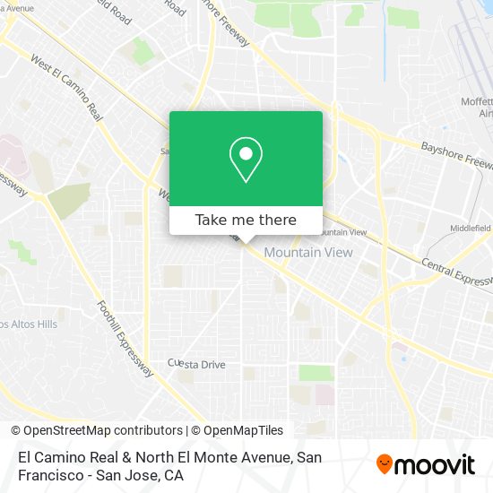 Mapa de El Camino Real & North El Monte Avenue