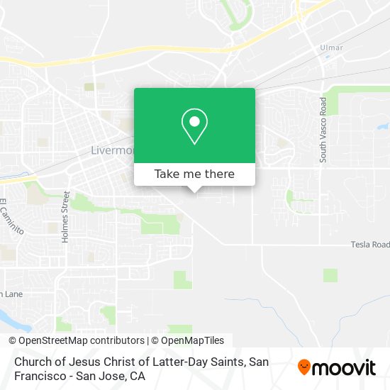 Mapa de Church of Jesus Christ of Latter-Day Saints