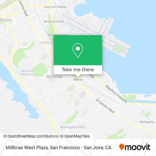 Millbrae West Plaza map