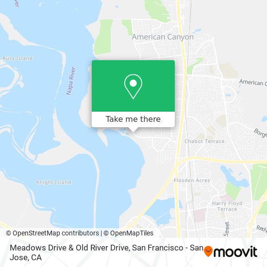 Mapa de Meadows Drive & Old River Drive