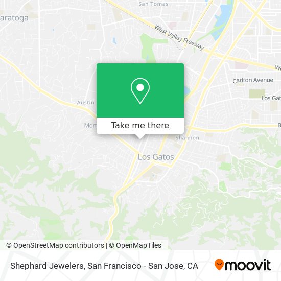 Mapa de Shephard Jewelers