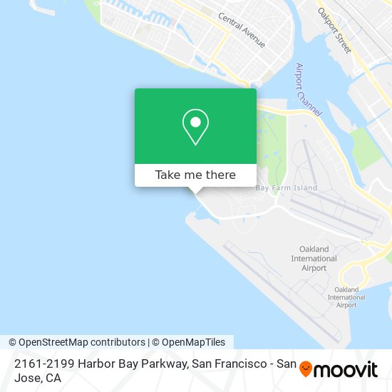 2161-2199 Harbor Bay Parkway map