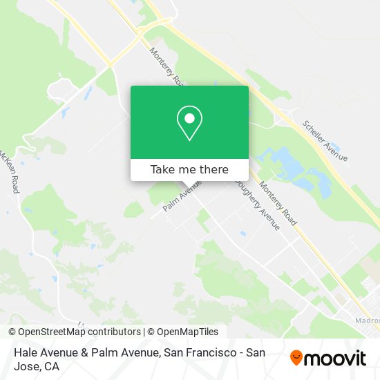 Hale Avenue & Palm Avenue map