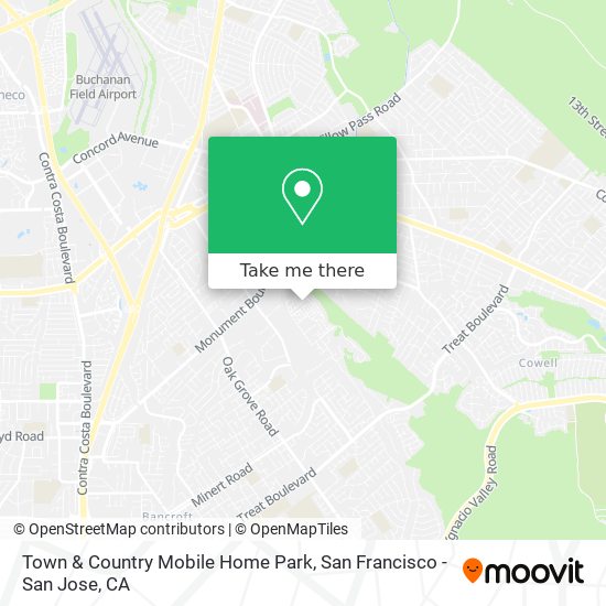 Mapa de Town & Country Mobile Home Park