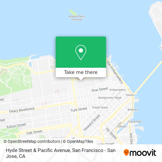 Mapa de Hyde Street & Pacific Avenue