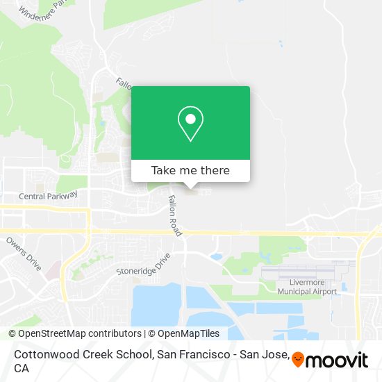 Mapa de Cottonwood Creek School