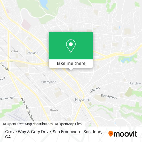 Mapa de Grove Way & Gary Drive
