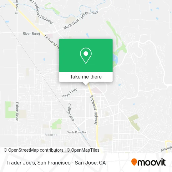 Mapa de Trader Joe's