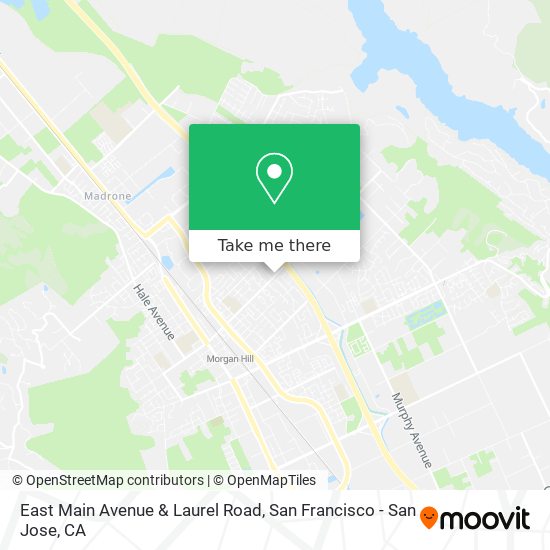 Mapa de East Main Avenue & Laurel Road