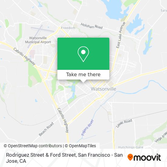 Rodriguez Street & Ford Street map