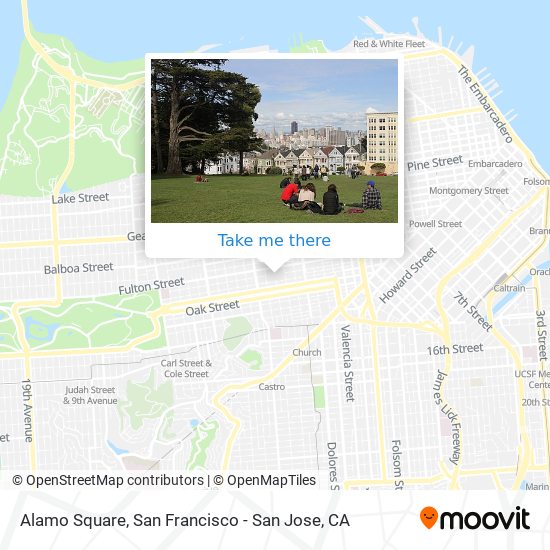 Mapa de Alamo Square