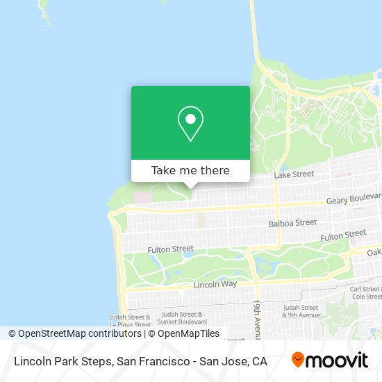 Lincoln Park Steps map