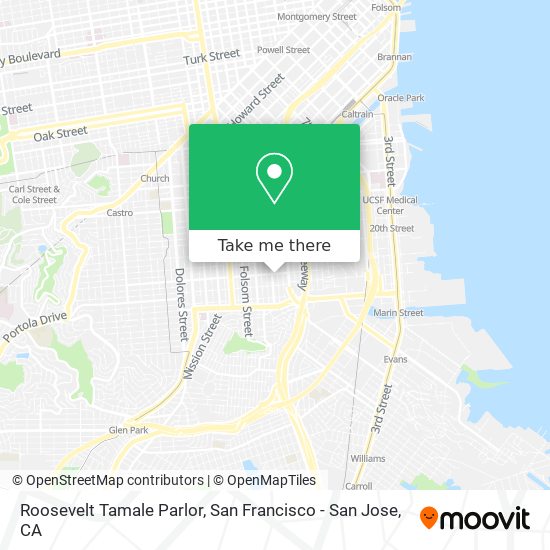 Roosevelt Tamale Parlor map