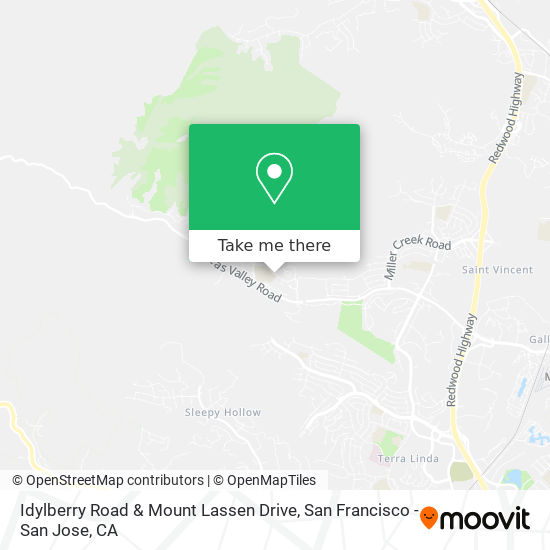 Mapa de Idylberry Road & Mount Lassen Drive