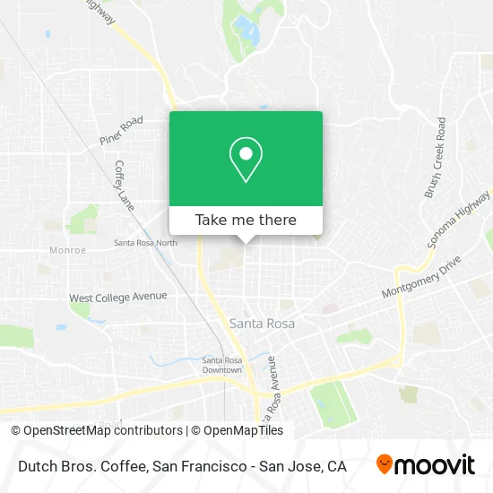 Dutch Bros. Coffee map