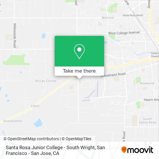 Santa Rosa Junior College - South Wright map
