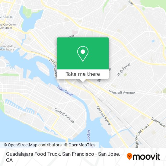 Mapa de Guadalajara Food Truck