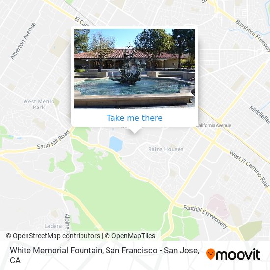 White Memorial Fountain map