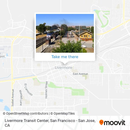 Livermore Transit Center map