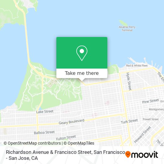Mapa de Richardson Avenue & Francisco Street