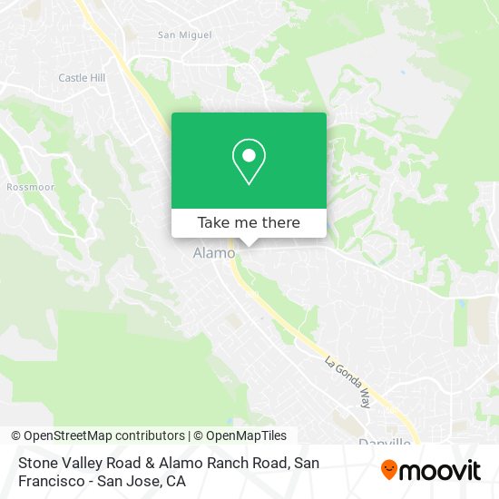 Stone Valley Road & Alamo Ranch Road map