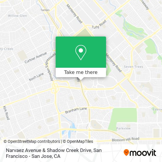 Narvaez Avenue & Shadow Creek Drive map