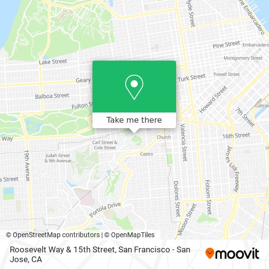 Mapa de Roosevelt Way & 15th Street