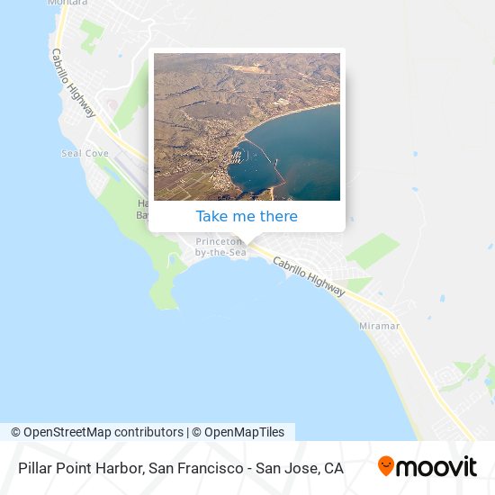 Mapa de Pillar Point Harbor