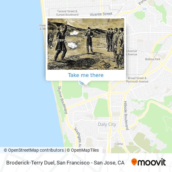 Mapa de Broderick-Terry Duel