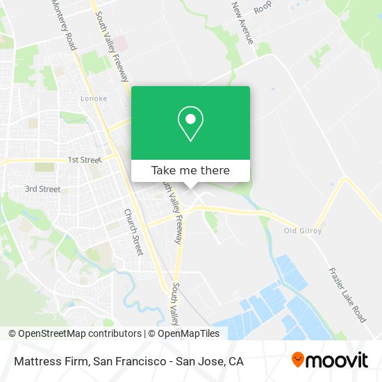 Mattress Firm map