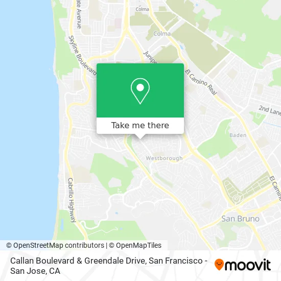 Mapa de Callan Boulevard & Greendale Drive