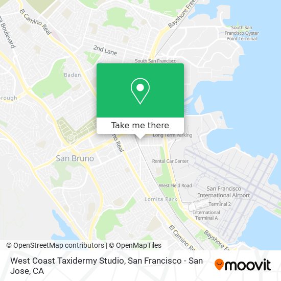 Mapa de West Coast Taxidermy Studio