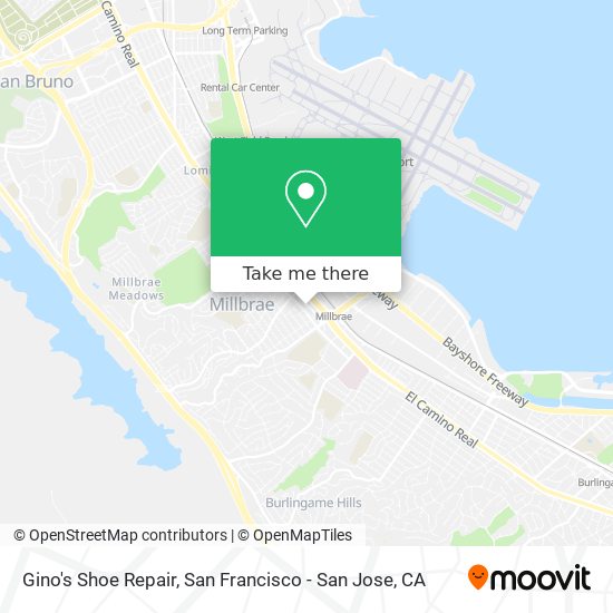 Mapa de Gino's Shoe Repair