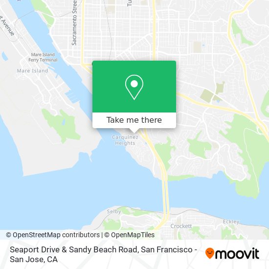 Seaport Drive & Sandy Beach Road map