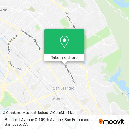 Mapa de Bancroft Avenue & 109th Avenue