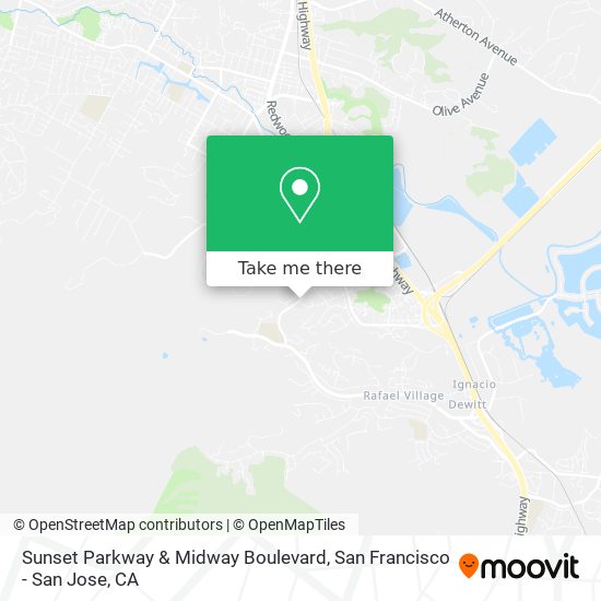 Mapa de Sunset Parkway & Midway Boulevard