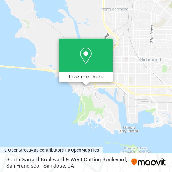 South Garrard Boulevard & West Cutting Boulevard map