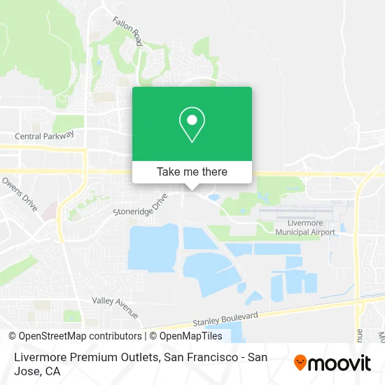 Livermore Premium Outlets map