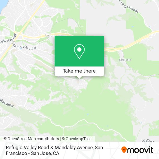 Mapa de Refugio Valley Road & Mandalay Avenue