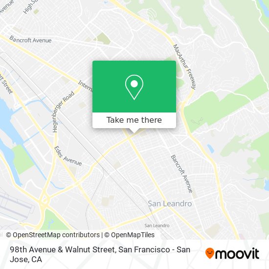 Mapa de 98th Avenue & Walnut Street
