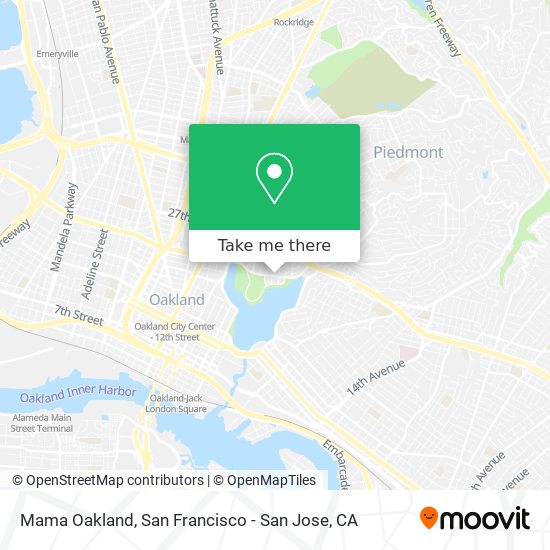 Mapa de Mama Oakland