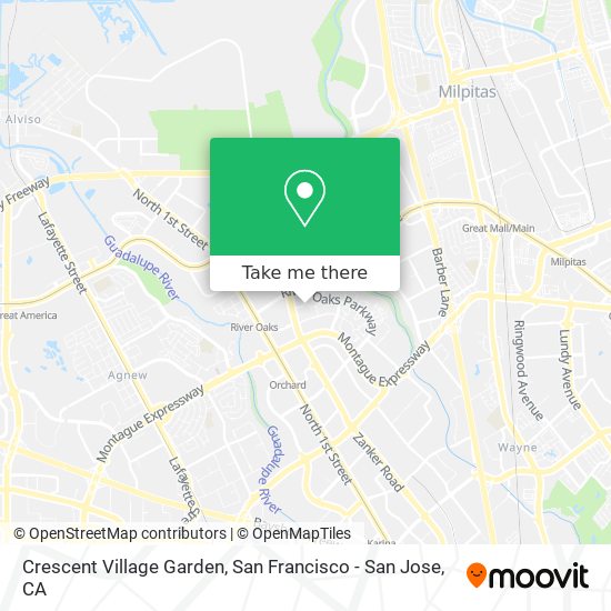 Crescent Village Garden map