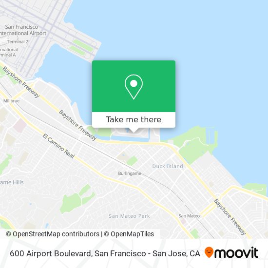 600 Airport Boulevard map