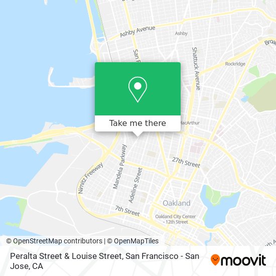 Mapa de Peralta Street & Louise Street