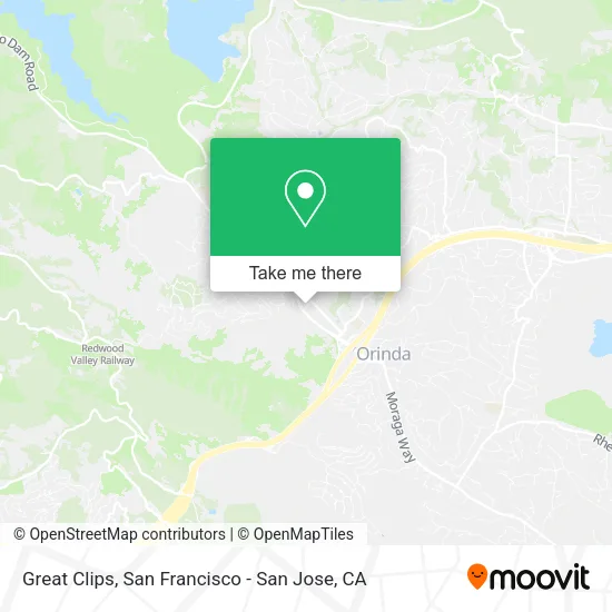 Great Clips map